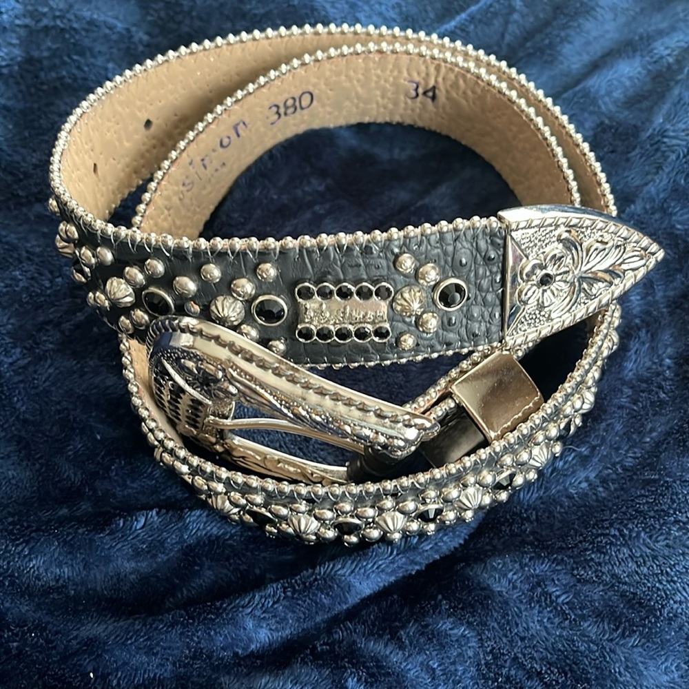 Black Trojan B.B Simon Belt